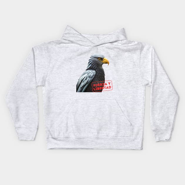 Fuerza y Libertad Kids Hoodie by Jeanpy Shop